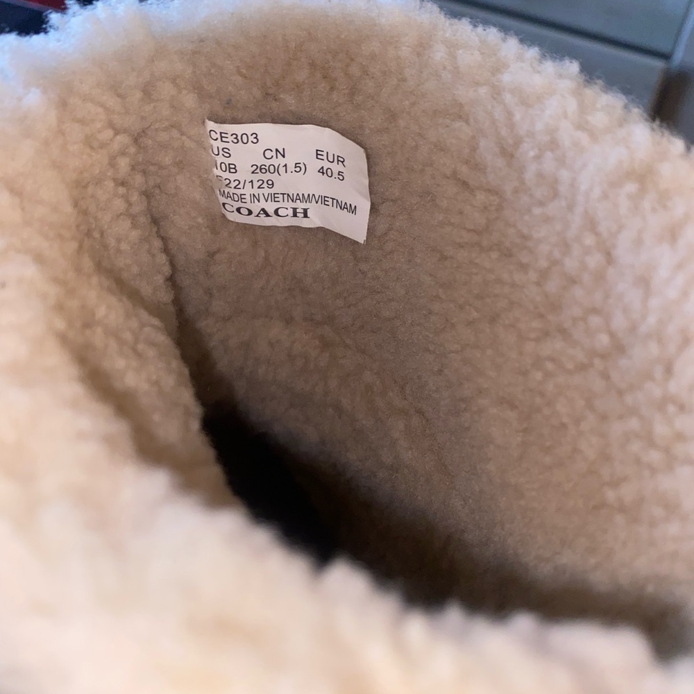 Coach Army Green Snow Boots - Picture 5 of 8